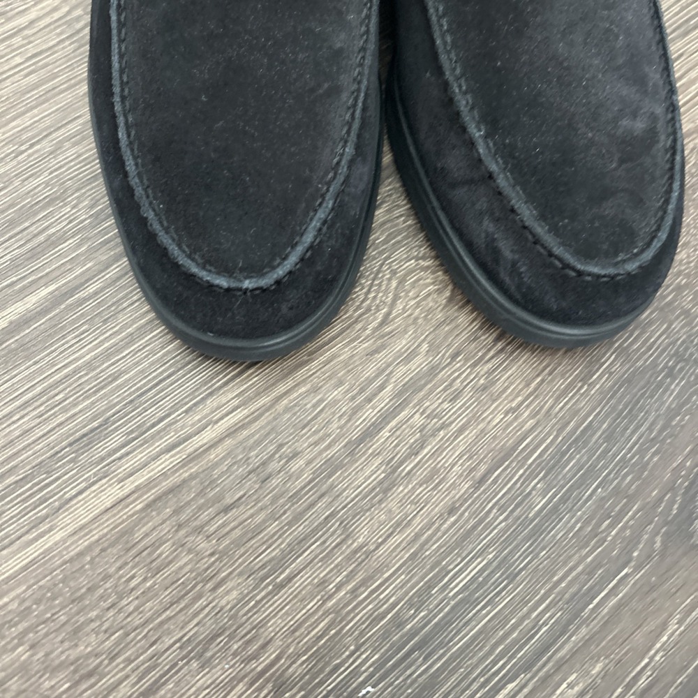 Aurelien Loafer Shoes Mens EU 39/US 6 Black Suede Shoes City Loafer NEW $540 - Picture 12 of 13